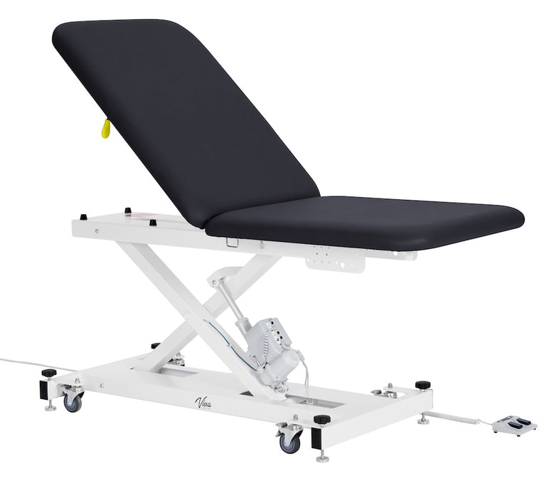 XRO Power Hi-Lo Exam Table. Open Base w/ Adjustable Back & Antimicrobial Upholstery