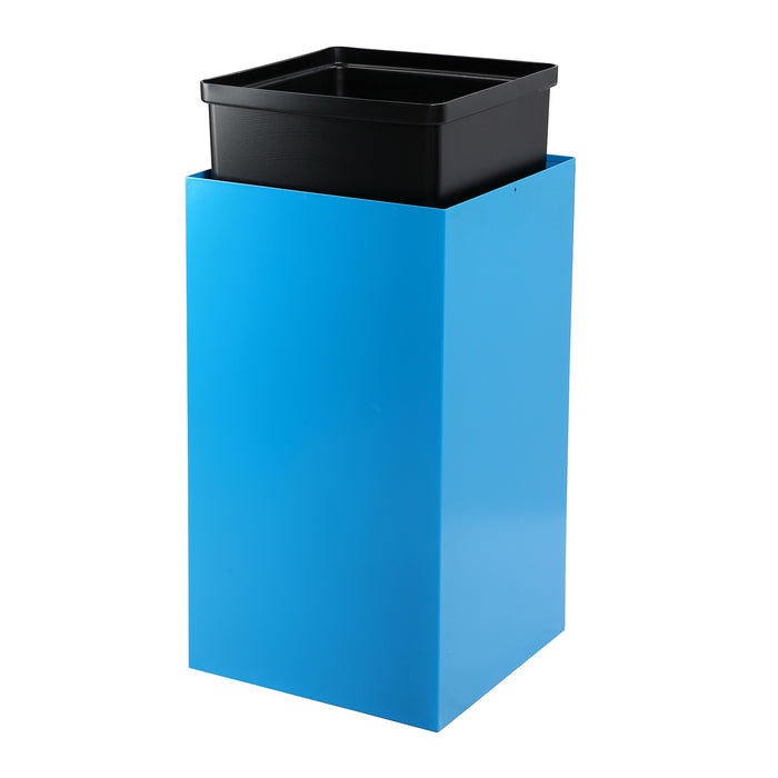 29-Gallon Square Recycling Waste Can