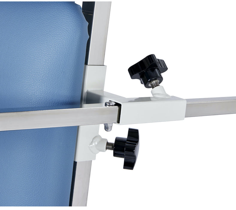 Power Hi-Lo Tilt Table w/ Adjustable Back, Footrest w/ Casters & Antimicrobial Upholstery for Physical Therapy
