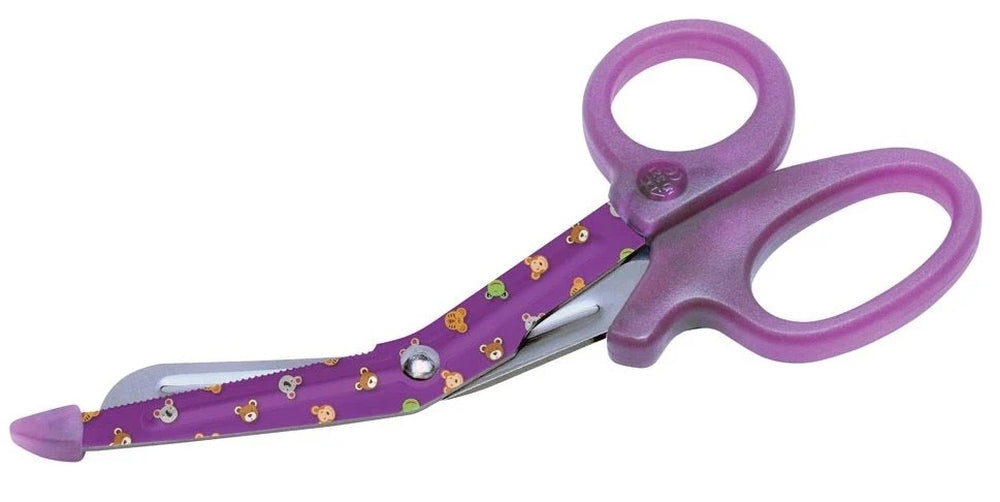 MiniMedicut Nurse Shears. 5 1/2". Adimals/Frosted Plum