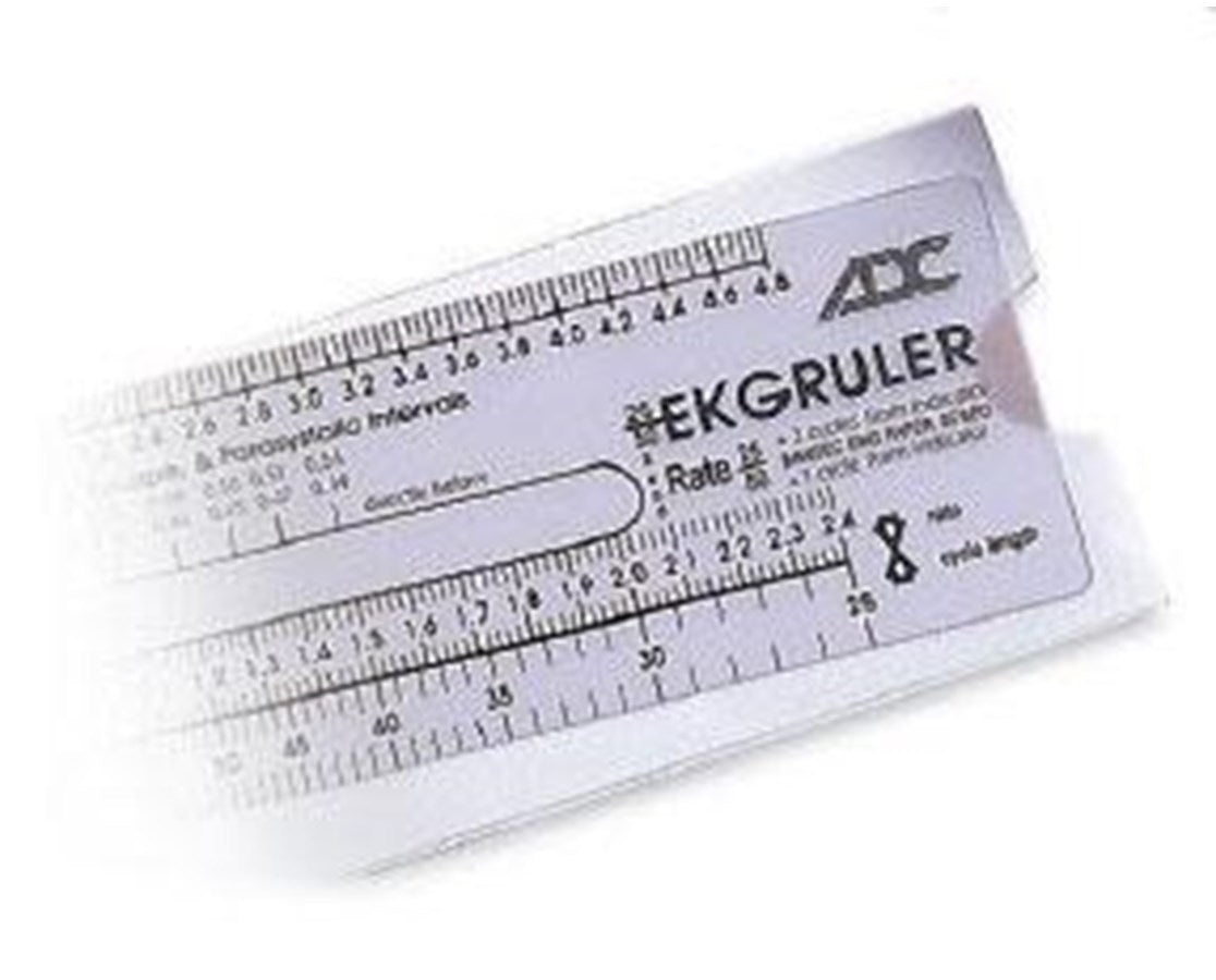 Cardiometer Ruler ADC EKG Ruler. Save at Tigermedical — Tiger Medical