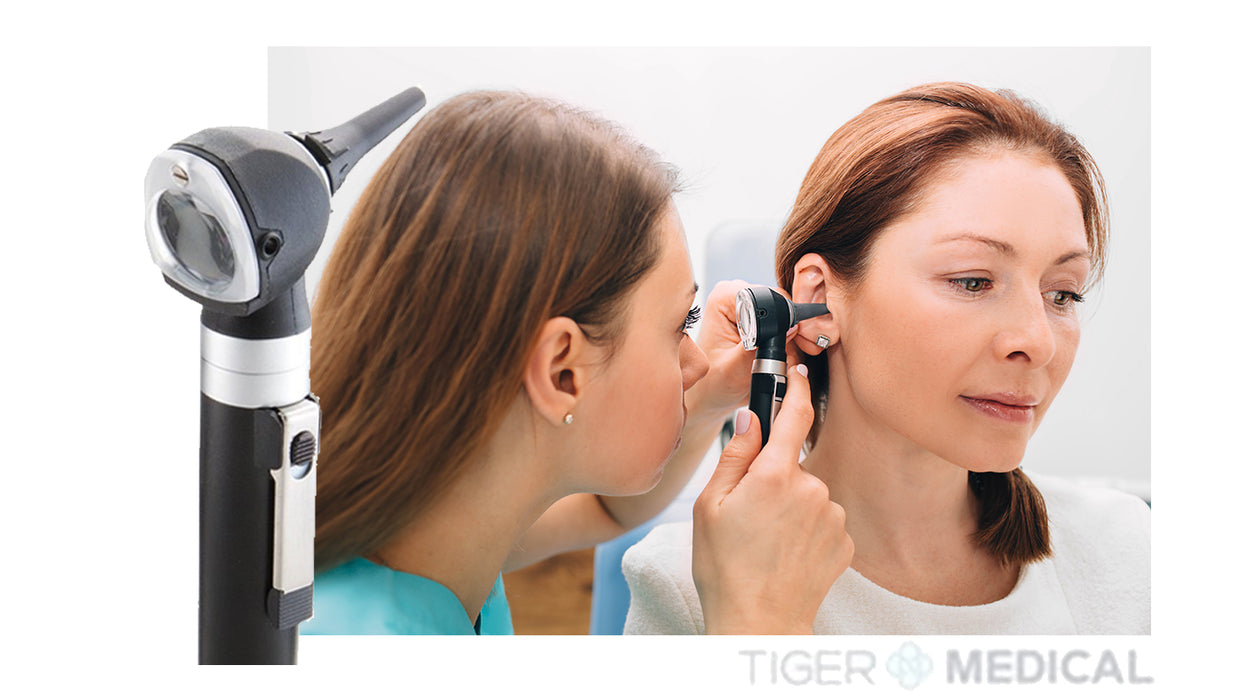 Fiber Optic Pocket Otoscope Set
