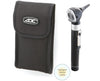 Fiber Optic Pocket Otoscope Set With Halogen Lamp, Soft Case, Black