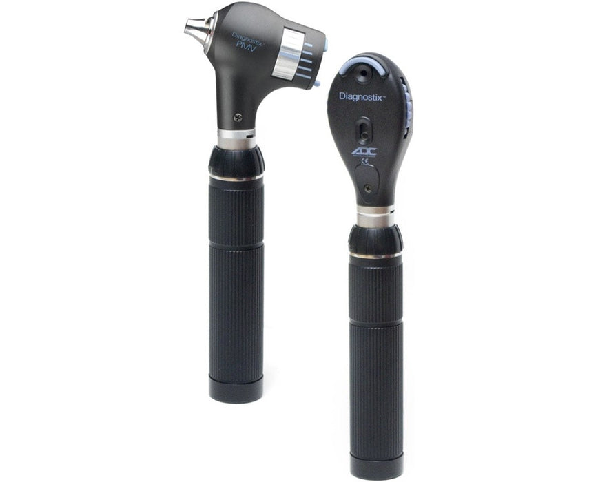 Diagnostix 3.5v Portable Diagnostic Set PMV LED Otoscope, Coax Plus Halogen Ophtalmoscope, Soft Nylon Pouch