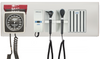 Diagnostix Wall Diagnostic Adstation. Standard Otoscope, Coax+ Ophthalmoscope, Aneroid, Specula Dispenser, Wallboard (led lighting)