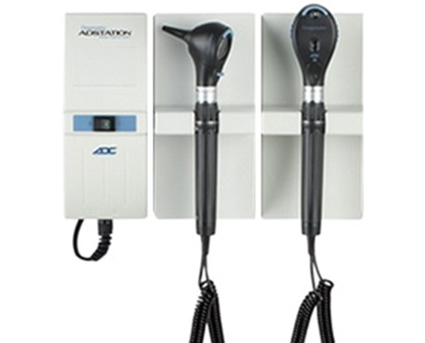 Diagnostix Wall Diagnostic Adstation. Standard Otoscope, Coax+ Ophthalmoscope (led lighting)