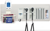 Diagnostix Wall Diagnostic Adstation. Standard Otoscope, Coax+ Ophthalmoscope, Adtemp Thermometer, Specula Dispenser, Wallboard & e-sphyg BP Mounting (halogen lighting)