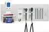 Diagnostix Wall Diagnostic Adstation. Standard Otoscope, Coax+ Ophthalmoscope, Specula Dispenser, Wallboard & e-sphyg BP Mounting (halogen lighting)
