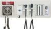 Diagnostix Wall Diagnostic Adstation. Standard Otoscope, Coax Ophthalmoscope, Aneroid, Adtemp Thermometer, Specula Dispenser, Wallboard (halogen lighting)