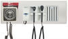 Diagnostix Wall Diagnostic Adstation. Standard Otoscope, Coax Ophthalmoscope, Aneroid, Specula Dispenser, Wallboard (led lighting)