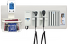 Diagnostix Wall Diagnostic Adstation. Standard Otoscope, Coax Ophthalmoscope, Adtemp Thermometer, Specula Dispenser, Wallboard & e-sphyg BP Mounting (halogen lighting)