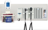 Diagnostix Wall Diagnostic Adstation. PMV Magnified Otoscope, Coax+ Ophthalmoscope, Adtemp Thermometer, Specula Dispenser, Wallboard & e-sphyg BP Mounting (led lighting)