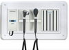 Diagnostix Wall Diagnostic Adstation. PMV Magnified Otoscope, Coax+ Ophthalmoscope, Specula Dispenser, Wallboard (led lighting)