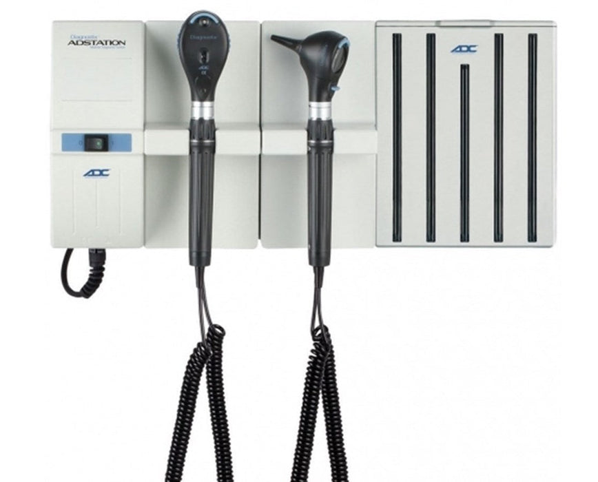 Diagnostix Wall Diagnostic Adstation. PMV Magnified Otoscope, Coax+ Ophthalmoscope, Specula Dispenser (led lighting)