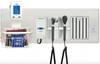 Diagnostix Wall Diagnostic Adstation. PMV Magnified Otoscope, Coax+ Ophthalmoscope, Specula Dispenser, Wallboard & e-sphyg BP Mounting (halogen lighting)