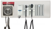Diagnostix Wall Diagnostic Adstation. PMV Magnified Otoscope, Coax Ophthalmoscope, Aneroid, Specula Dispenser, Wallboard (led lighting)