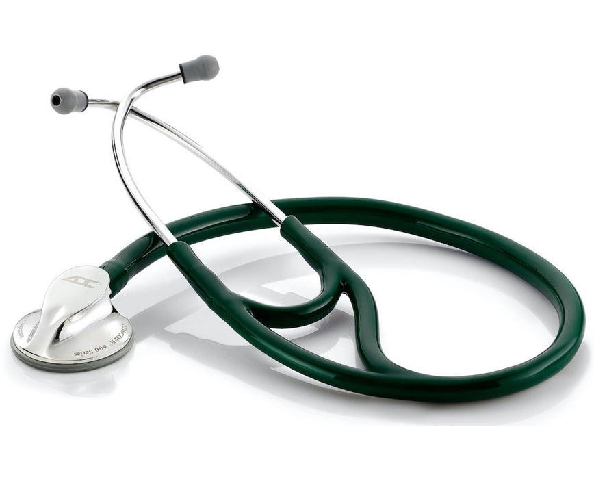Adscope Platinum Multifrequency Cardiology Stethoscope - Dark Green