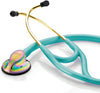 Adscope Platinum Multifrequency Cardiology Stethoscope. Iridescent/Metallic Caribbean