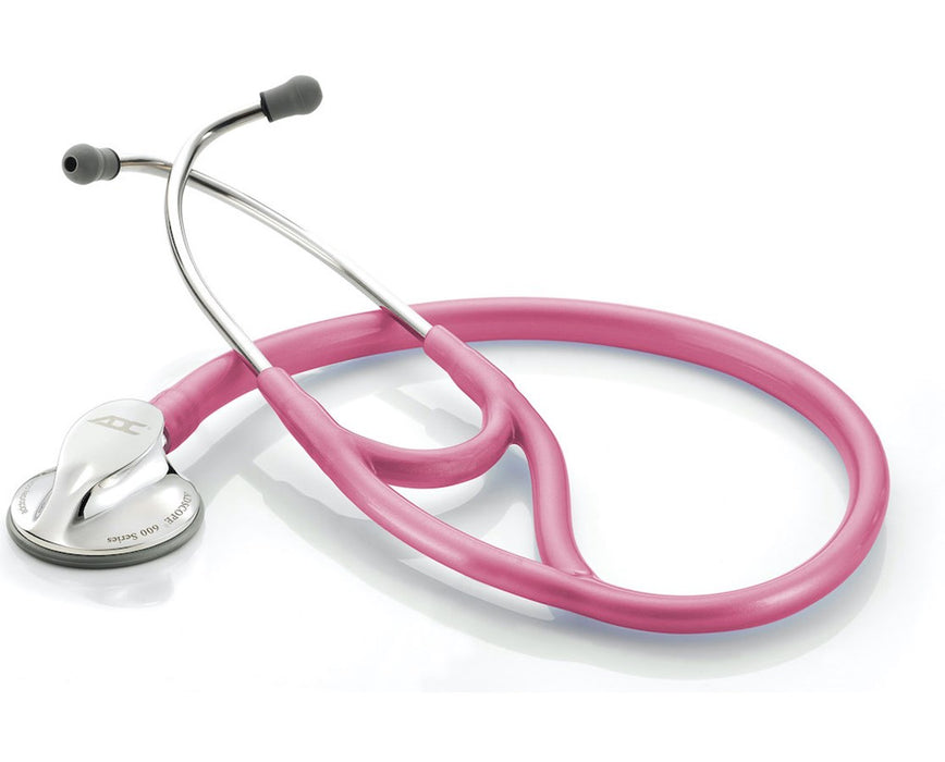Adscope Platinum Multifrequency Cardiology Stethoscope - Metallic Raspberry