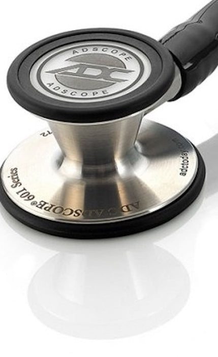 Chestpiece for 601 Adscope Cardiology Stethoscope. Black