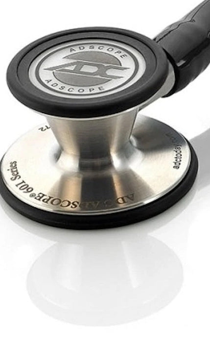 Chestpiece for 601 Adscope Cardiology Stethoscope. Black