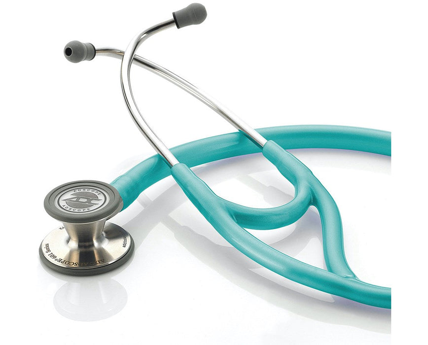 Adscope Convertible Cardiology Stethoscope - Metallic Caribbean