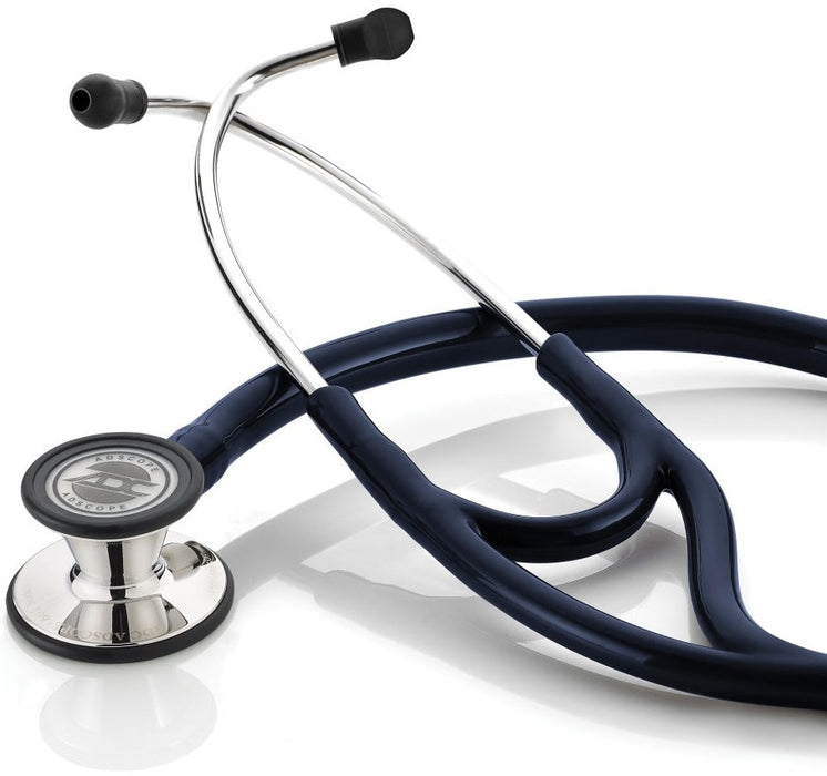 Adscope Convertible Cardiology Stethoscope. Mirror/Navy