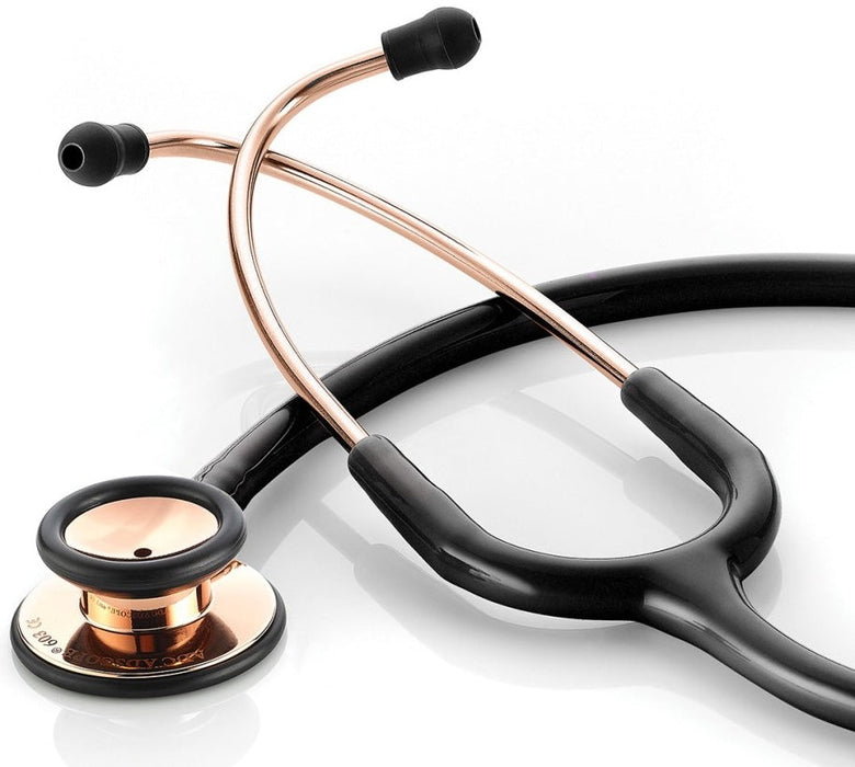 Adscope Stethoscope. Rose Gold/Black