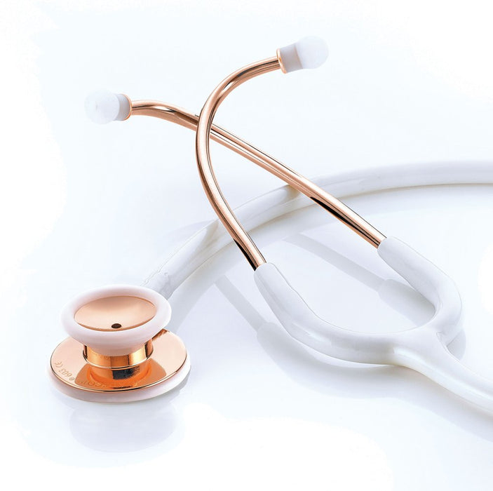 Adscope Stethoscope. Rose Gold/White