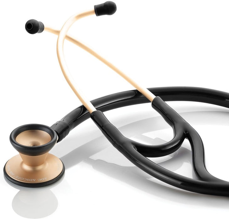 Adscope Ultra-lite Cardiology Stethoscope. Rose Gold/Black