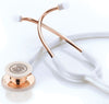 Adscope 608 Convertible Clinician Cardiology Stethoscope. Rose Gold/White
