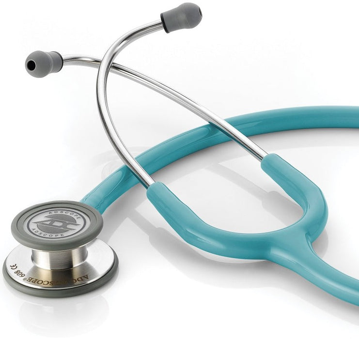 Adscope 608 Convertible Clinician Cardiology Stethoscope. Turquoise