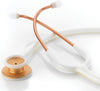 Adscope-Lite Ultra Lite Clinician Stethoscope. Rose Gold/White