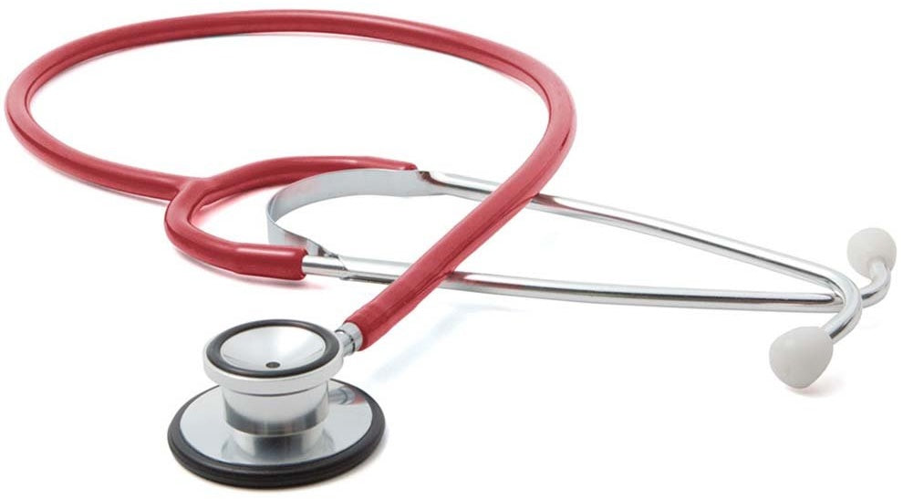 PROSCOPE Dualhead Stethoscope. Red