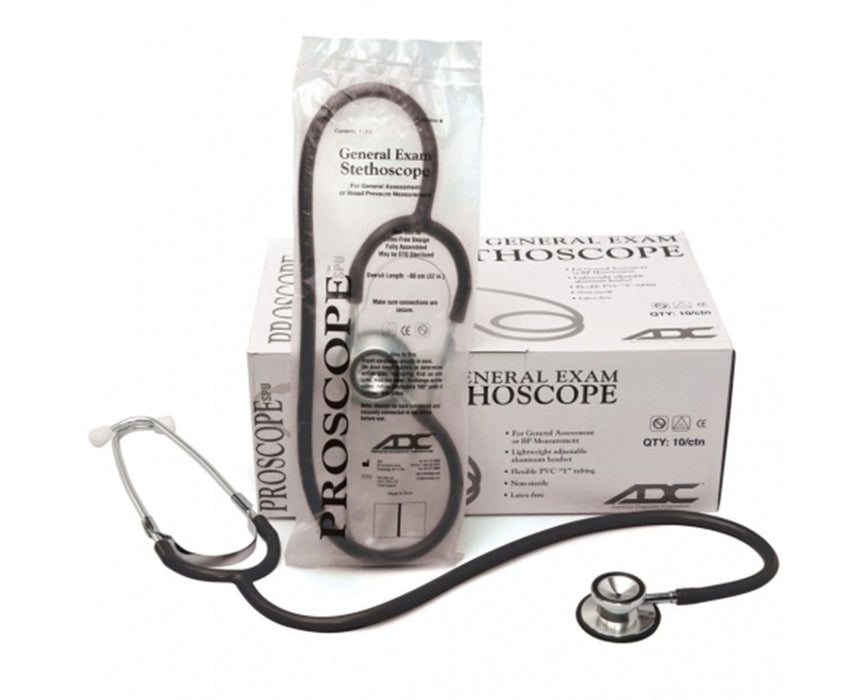 PROSCOPE SPU Dualhead Stethoscope Standard, black