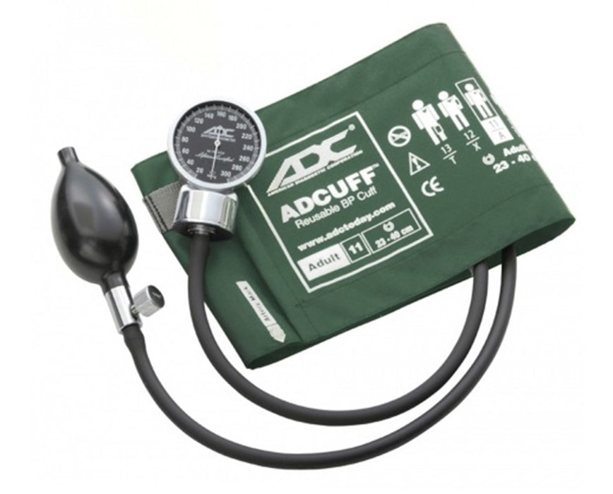 Diagnostix 700 Pocket Aneroid Sphygmomanometer - Adult Size Dark Green