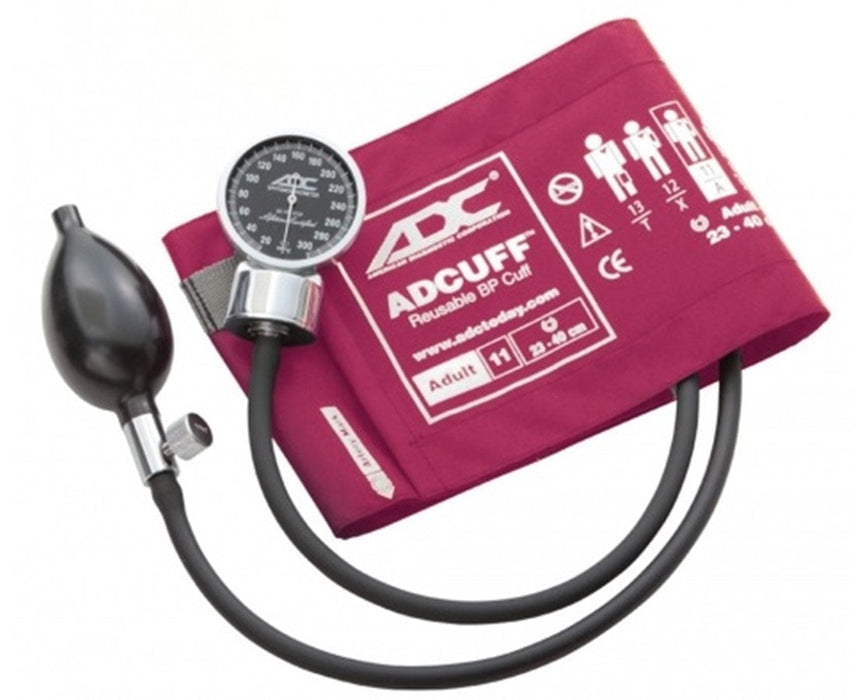 Diagnostix 700 Pocket Aneroid Sphygmomanometer - Adult Size Magenta