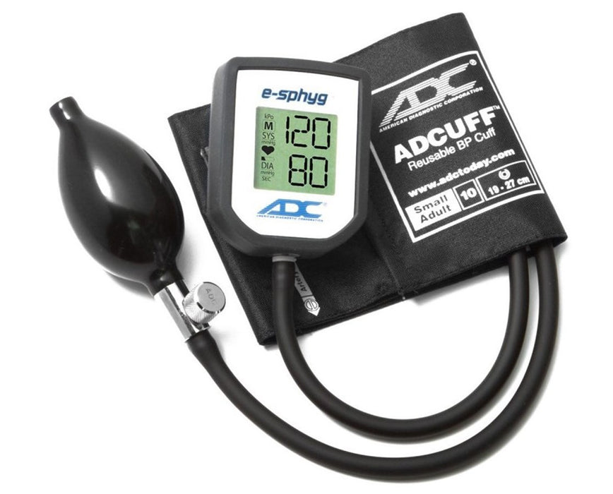 e-sphyg Digital Aneroid Blood Pressure Monitor Small Adult - Black