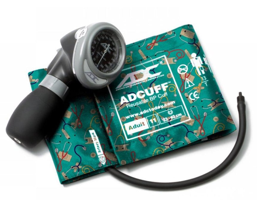 Diagnostix 703 Trigger-Style Palm Aneroid Adult - Medical Theme
