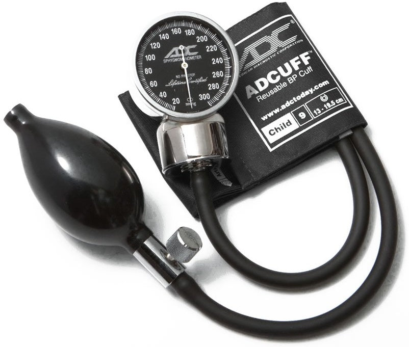 Diagnostix 703 Trigger-Style Palm Aneroid. Child. Black