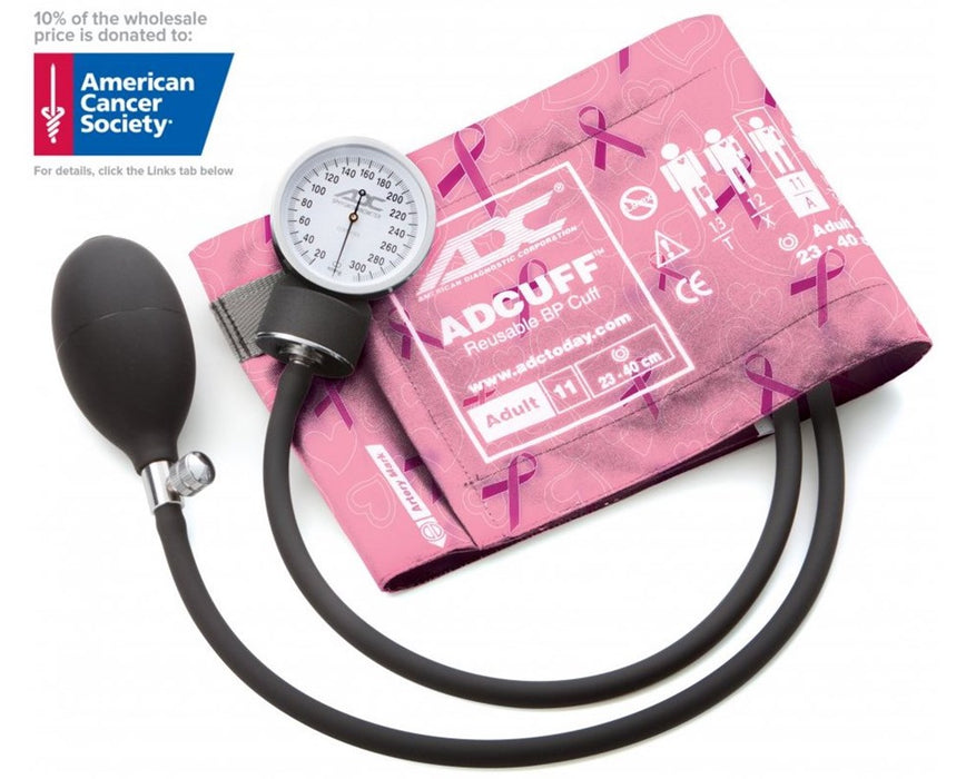 Prosphyg 760 Pocket Aneroid Sphygmomanometer Adult - Breast Cancer