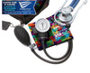 Pro's Combo II Pocket Aneroid Kit with Adscope Sprague Stethoscope Small - Adult - Puzzle Pieces