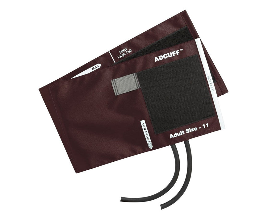 Adcuff Cuff & Two-Tube Inflation Bladder Adult - Burgundy