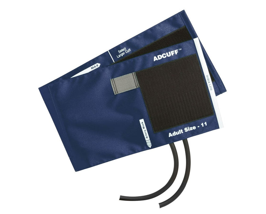 Adcuff Cuff w/ 1-Tube Inflation Bladder. Bariatric w/ Bayonet Connector. Burgundy