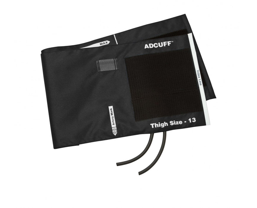 Adcuff Cuff & Two-Tube Inflation Bladder Thigh - Black