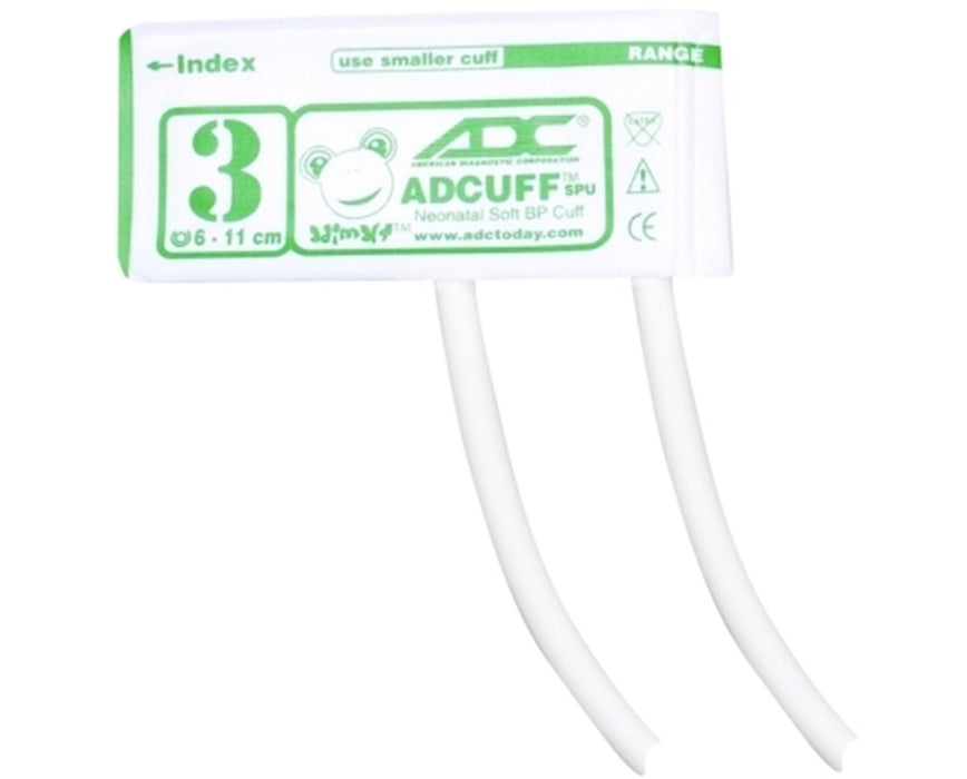 Adcuff SPU Neonatal Cuff w/ Two Tubes & Luer Connector