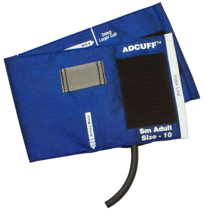 Adcuff Cuff w/ 1-Tube Inflation Bladder. Small Adult w/ Bayonet Connector. Royal Blue