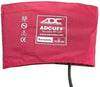 Adcuff Cuff w/ 1-Tube Inflation Bladder. Bariatric w/ Bayonet Connector. Burgundy