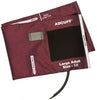 Adcuff Cuff w/ 1-Tube Inflation Bladder. Large Adult w/ Bayonet Connector. Burgundy
