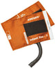 Adcuff Cuff w/ 1-Tube Inflation Bladder. Infant w/ Bayonet Connector. Orange